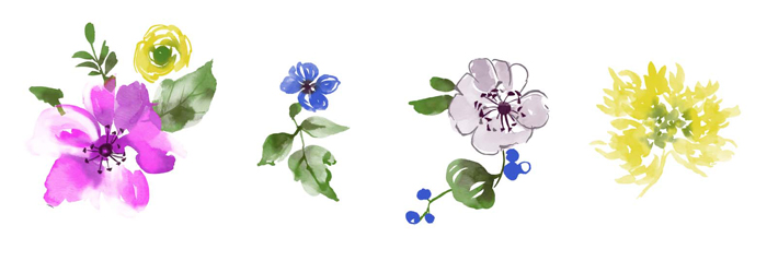 リピート(送り)のつけ方:使用するモチーフ